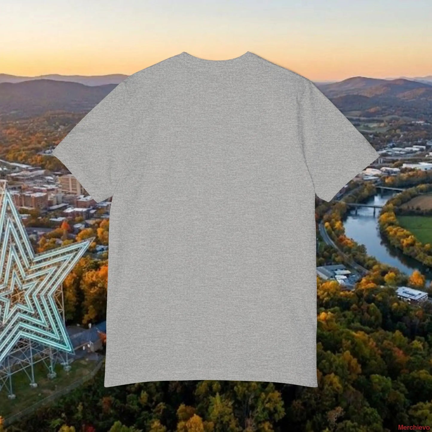 Visit Roanoke VA Graphic Tee – Star City of the South Black Print Shirt T-Shirt