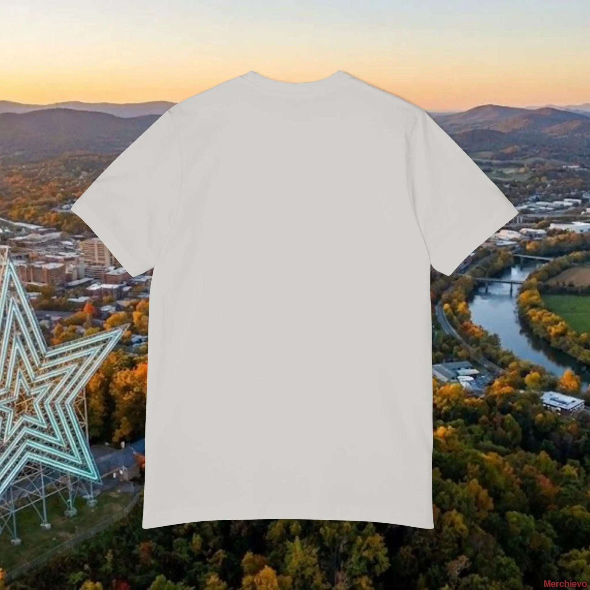 Visit Roanoke VA Graphic Tee – Star City of the South Black Print Shirt T-Shirt